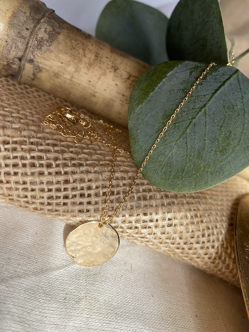 Thumbnail: Hammered Coin Necklace 