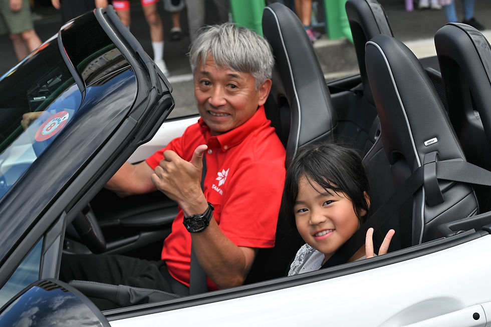 最高峰カテゴリーである元「F1」ドライバーのUKYO校長とのドライブが・・・