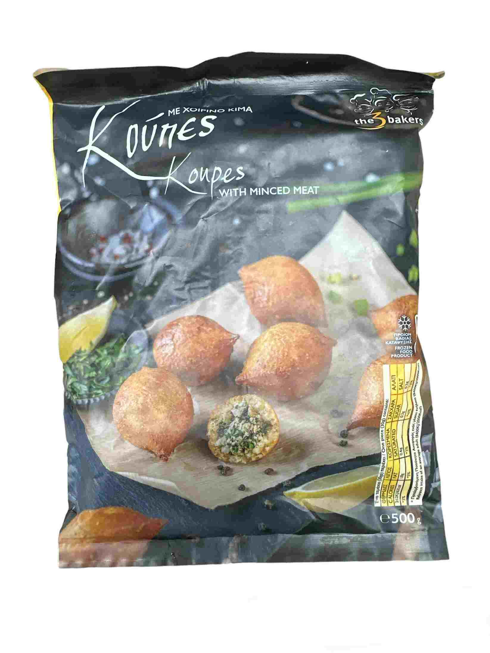 Koupes with Pork Minced Meat 500g Three Bakers
