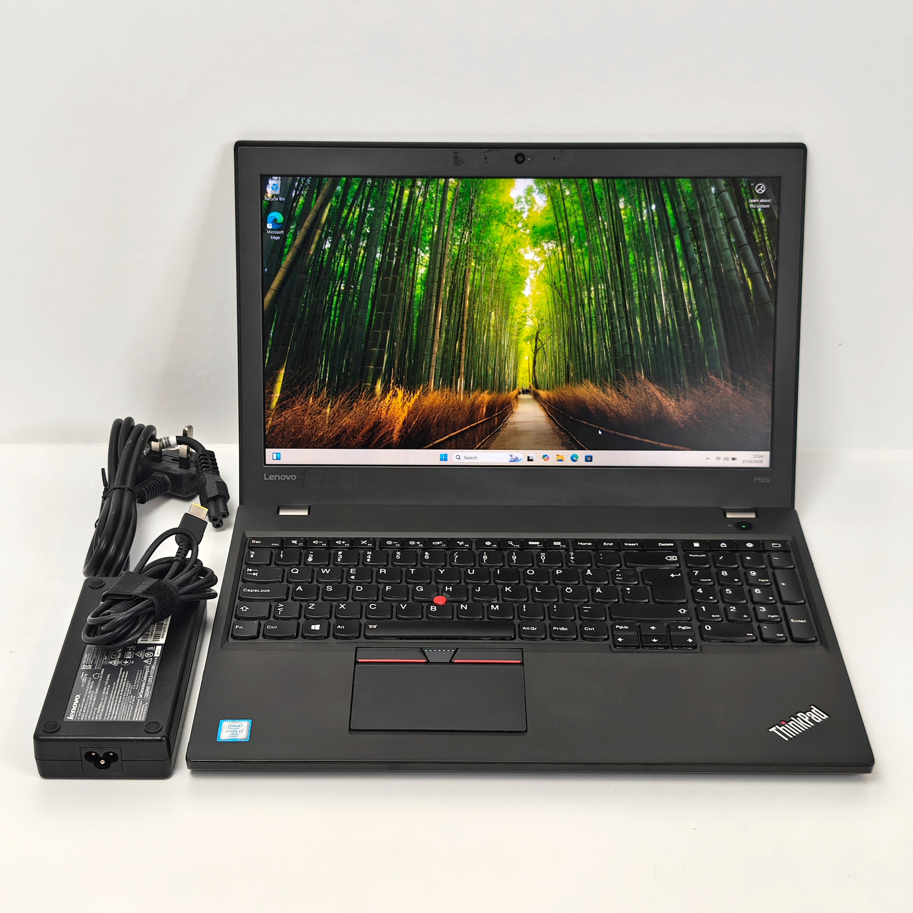 Lenovo ThinkPad P50s i7-6600U 12GB RAM 256GB SSD Quadro M500M 15.6in FHD Laptop