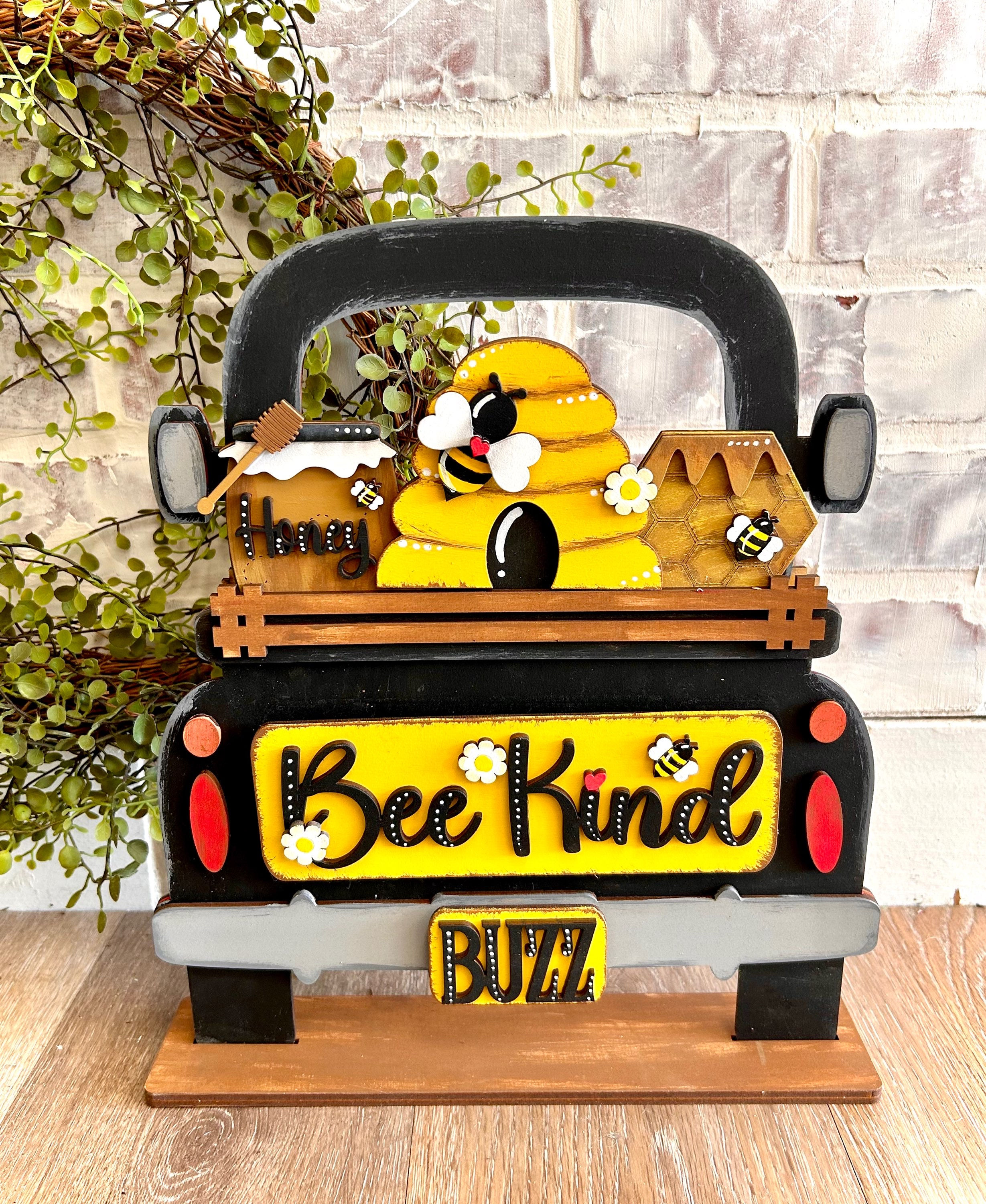 Bee Kind Truck Back Insert DIY kit