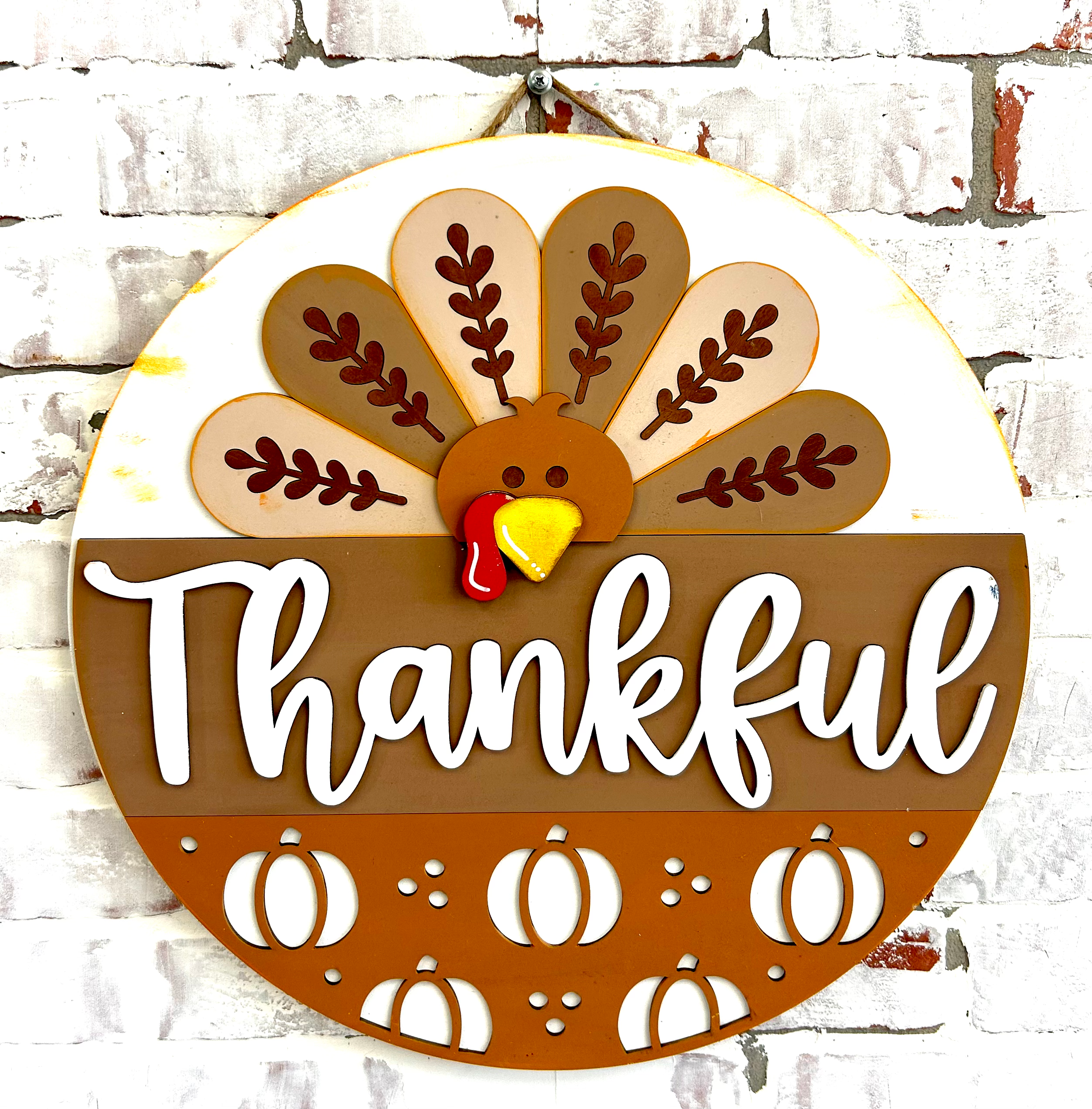 Thankful Turkey Doorhanger DIY Kit