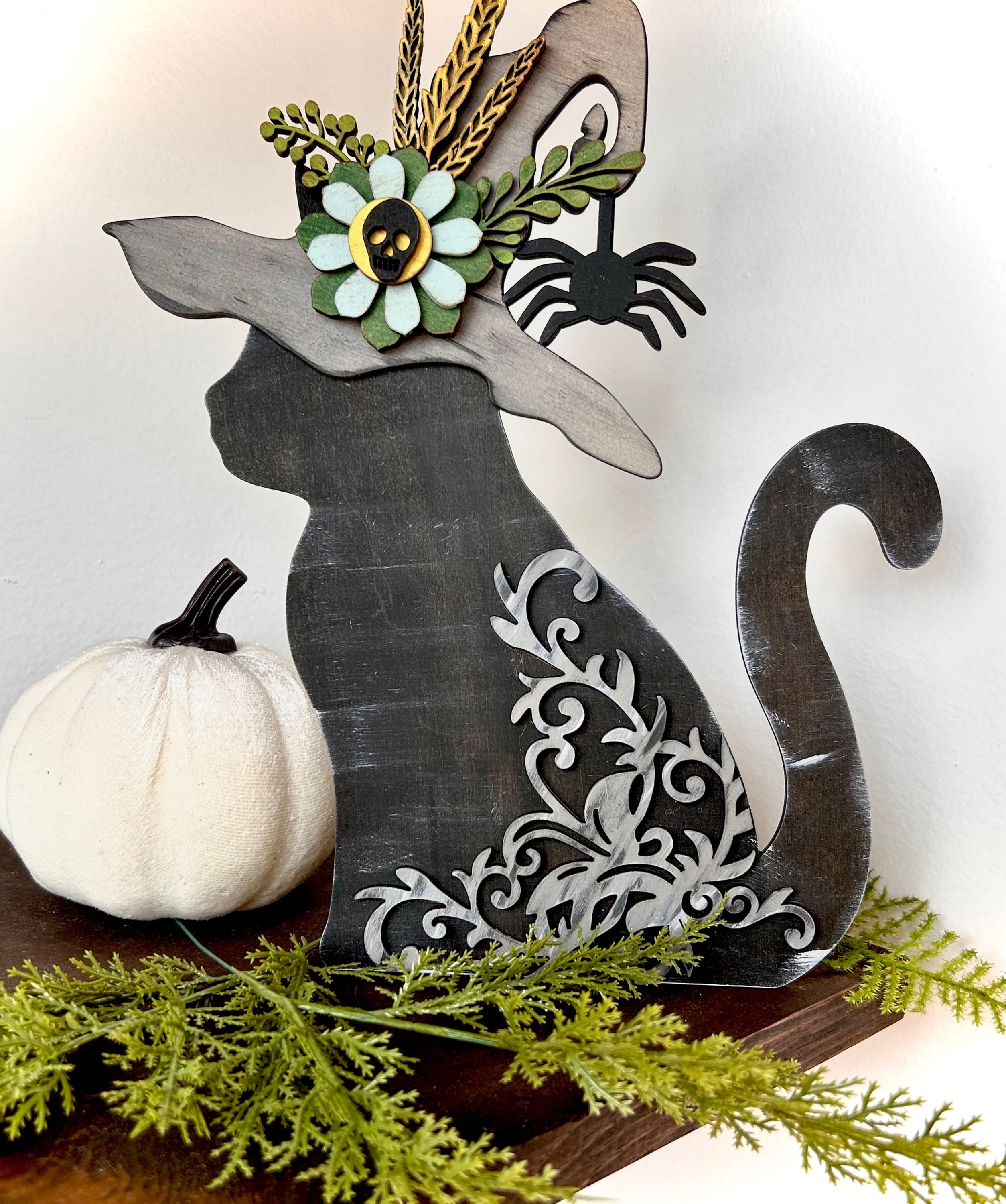 Cat Witch DIY Sign Kit 