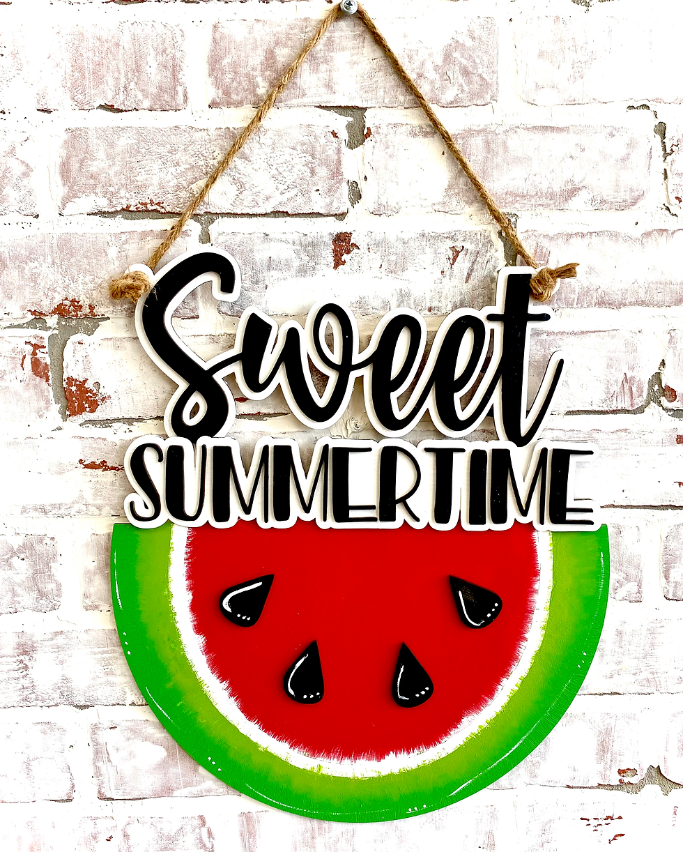 Sweet Summertime Watermelon Summer DIY kit