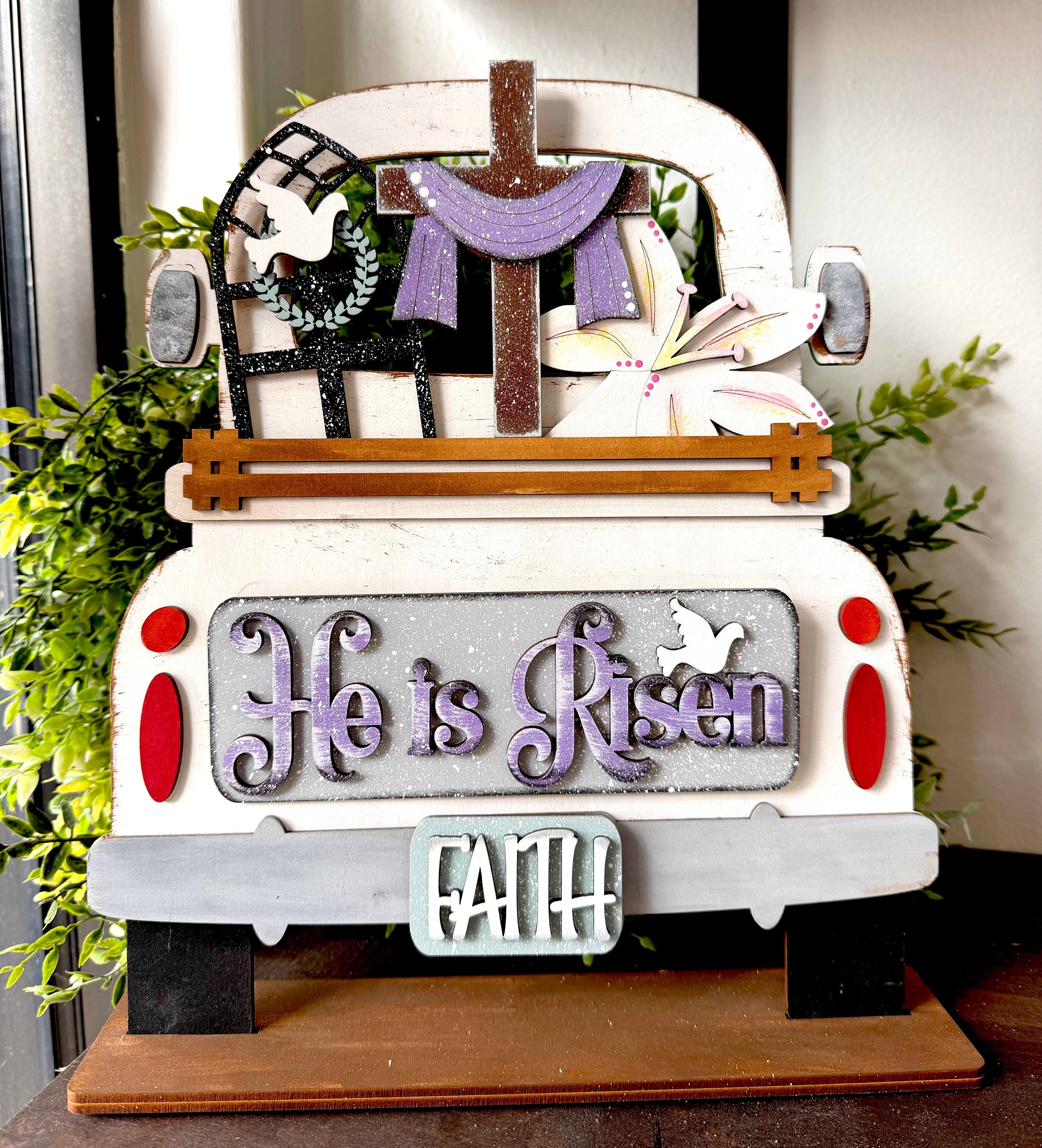 He is Risen Truck Back Insert DIY kit