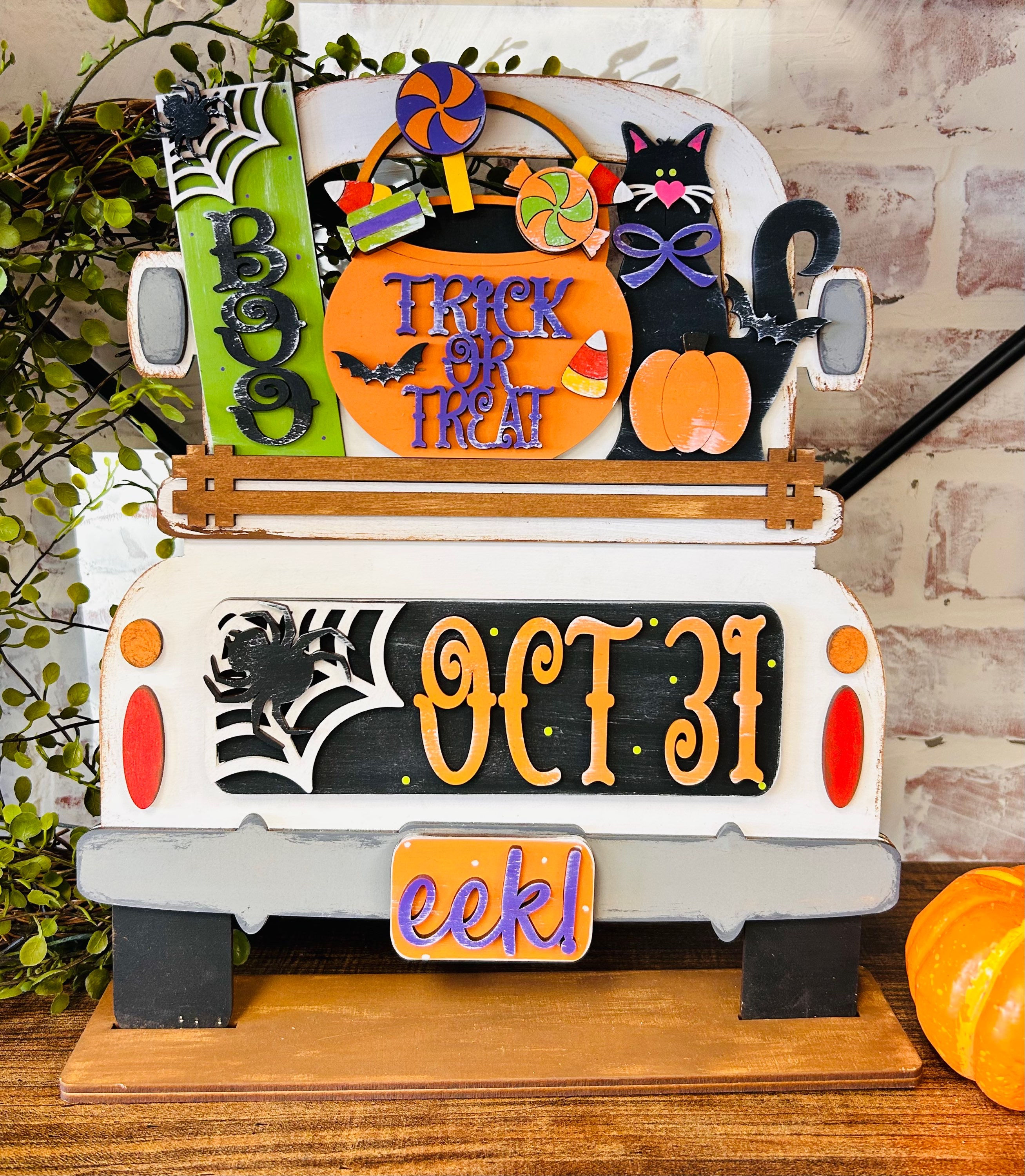 Interchangeable Halloween INSERT ONLY for Back of TRUCK