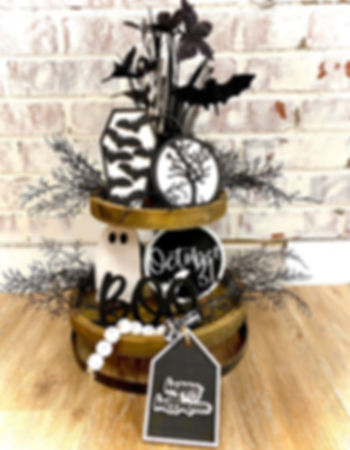 Happy Halloween DIY Tiered Tray Kit