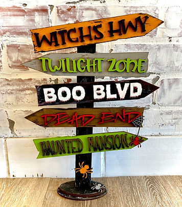 Halloween decorations signs spooky ornaments Solely You Evansville Indiana teacher gifts anniversary presents graduation gift valentines day