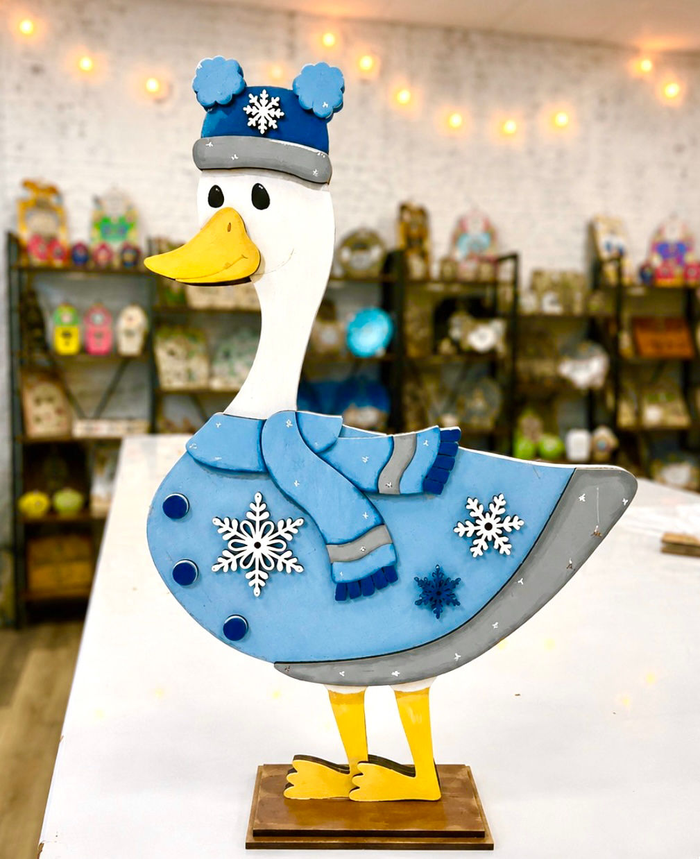 Interchangeable Wooden Goose DIY KIT Winter Outfit ONLY