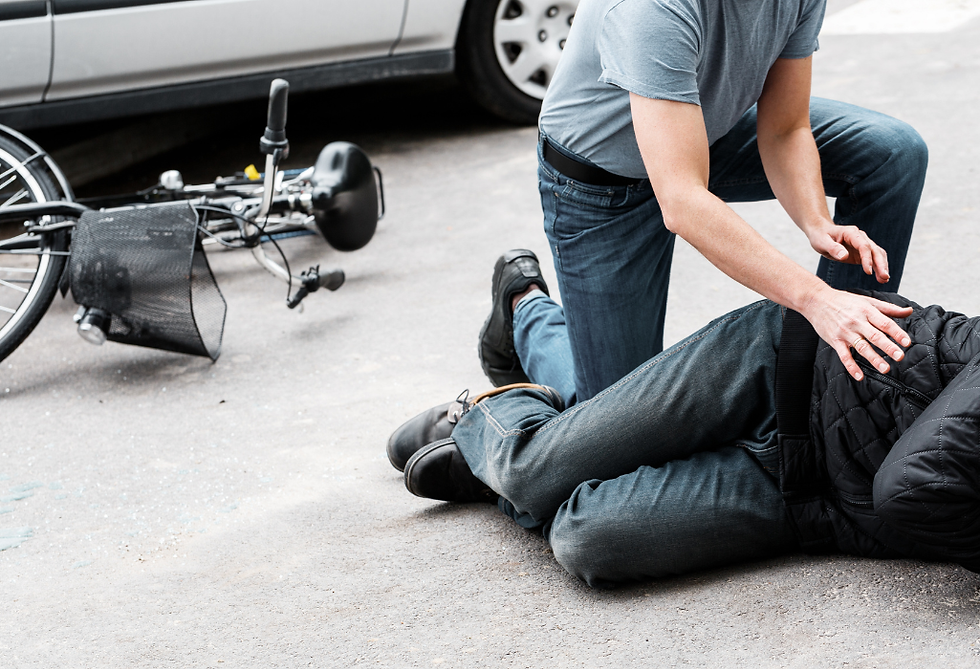 Accident de la route : qui doit payer pour mes soins et mon arrêt de travail ?