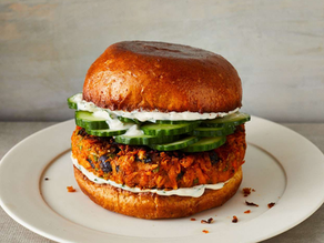 Black Bean Sweet Potato Burger
