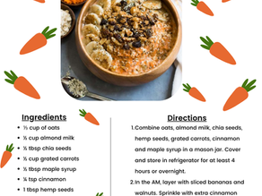 Carrot Cake Overnight Oats