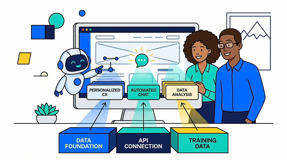Good AI Integration Requires clear instructions, structured data and a concise knowledge base.