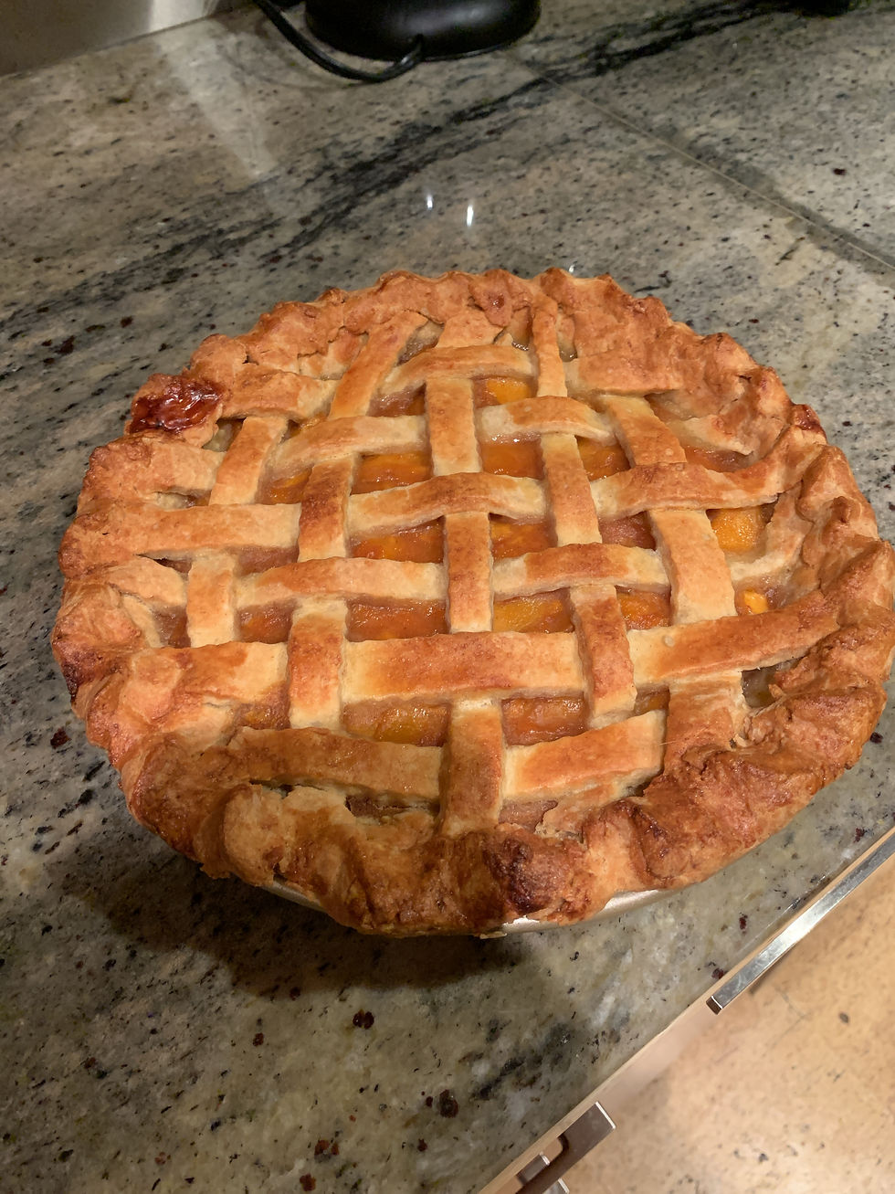 Gluten free Peach Pie
