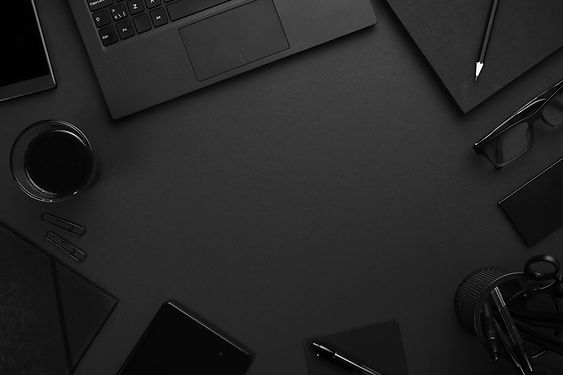 Digital Marketing Agency Black Workspace