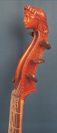 La cacica - Detalle viola da gamba de siete órdenes