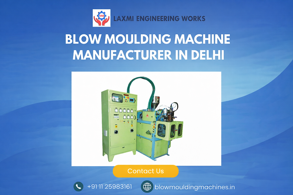 How Does a Leading Blow Moulding Machine Manufacturer Fuel Industrial Growth?