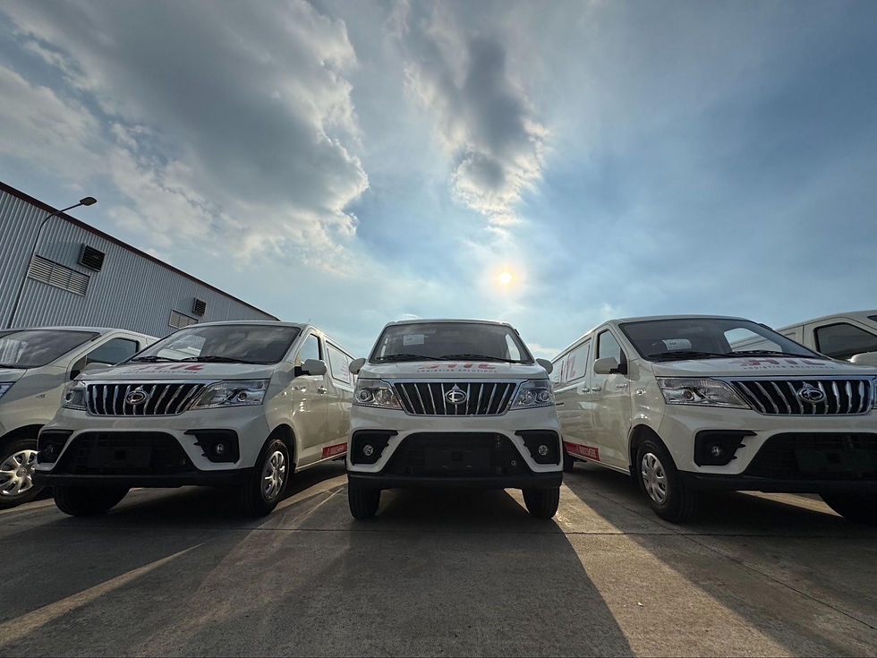 Thiết kế xe tải van Tera-V8 mạnh mẽ