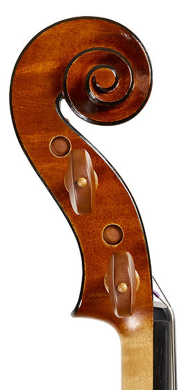 Violin 356 mm personal model 9/2013 scroll detail