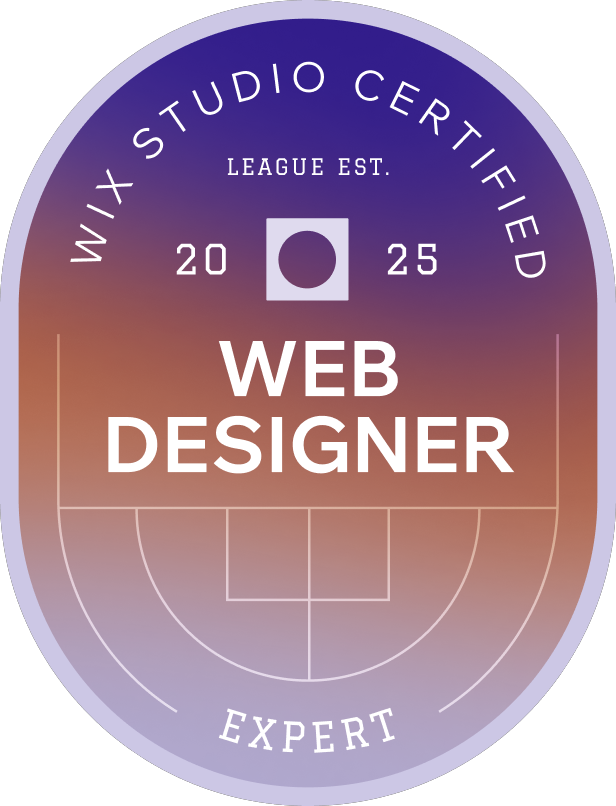 Get Fresh Brands Wix Studio Certified Web Designer Expert badge
