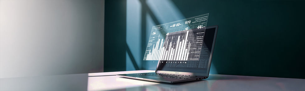 SEO performance reporting and website analytics for Leeds businesses displayed on a laptop