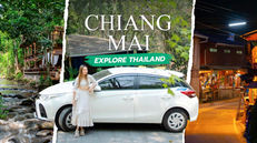 Chiang Mai road trip with a rental car, exploring nature, local villages, and city life in Chiang Mai, Thailand