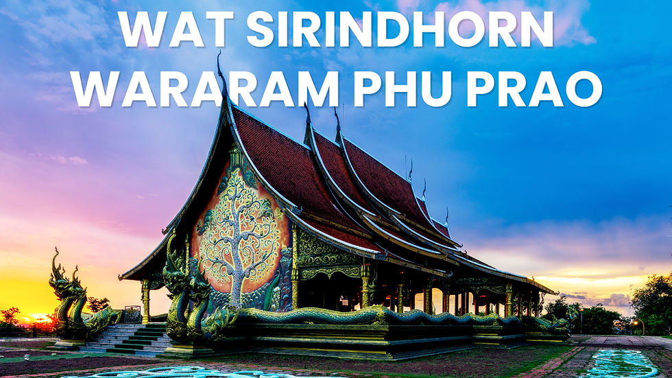 9 วัดสวยแปลกตาทั่วไทย วัดสิรินธรวรารามภูพร้าว (วัดเรืองแสง) – อุบลราชธานี