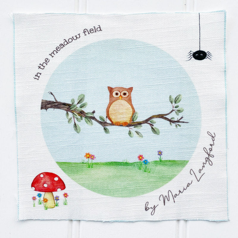 Thumbnail: Meadow Field - Olive Owl Embroidery Kit