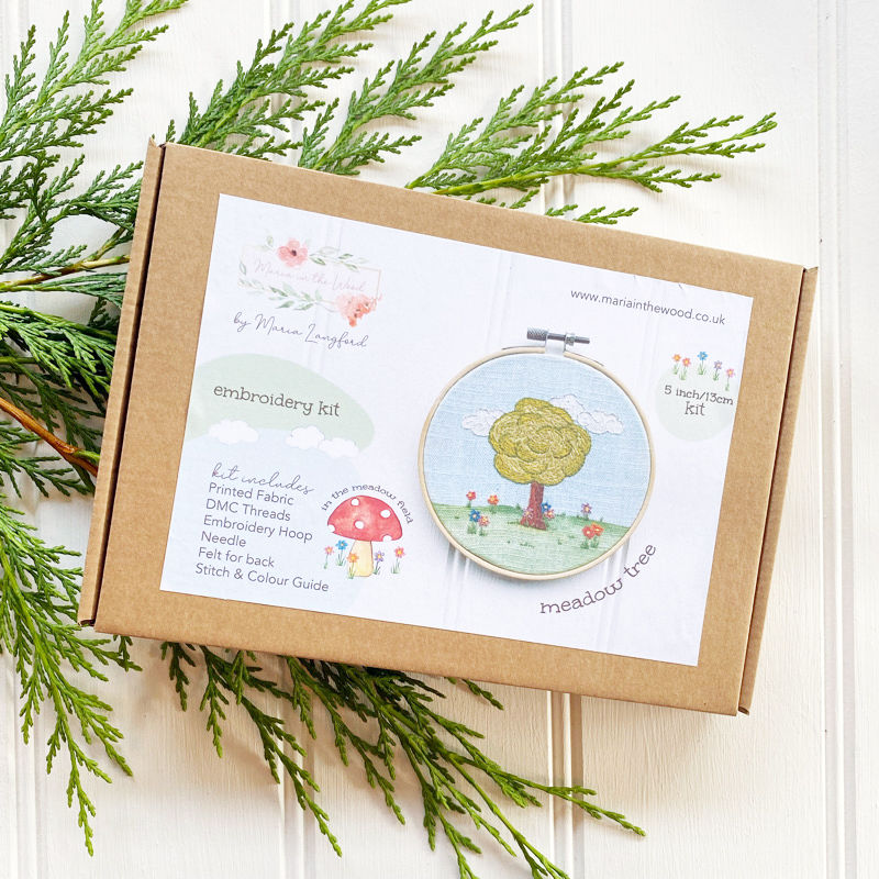 Thumbnail: Meadow Field - Meadow Tree Embroidery Kit