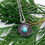 Thumbnail: Silver and Turquoise Disk Necklace