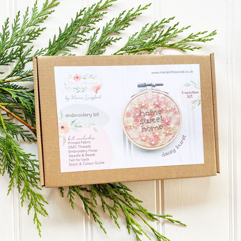 Thumbnail: Daisy Burst Embroidery Kit - 3inch