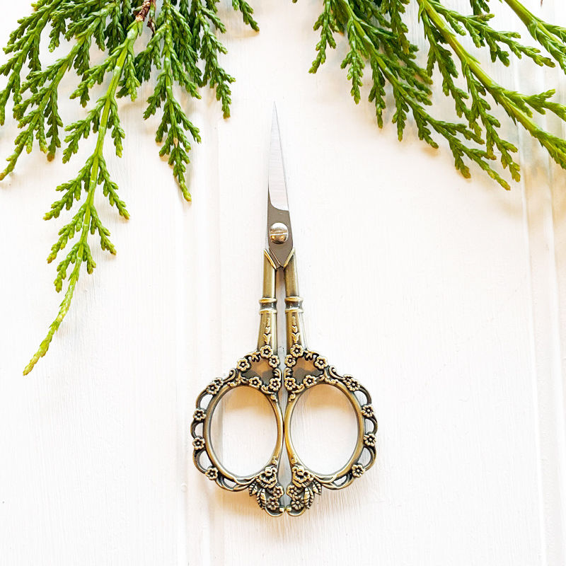 Thumbnail: Floral Embroidery Scissors
