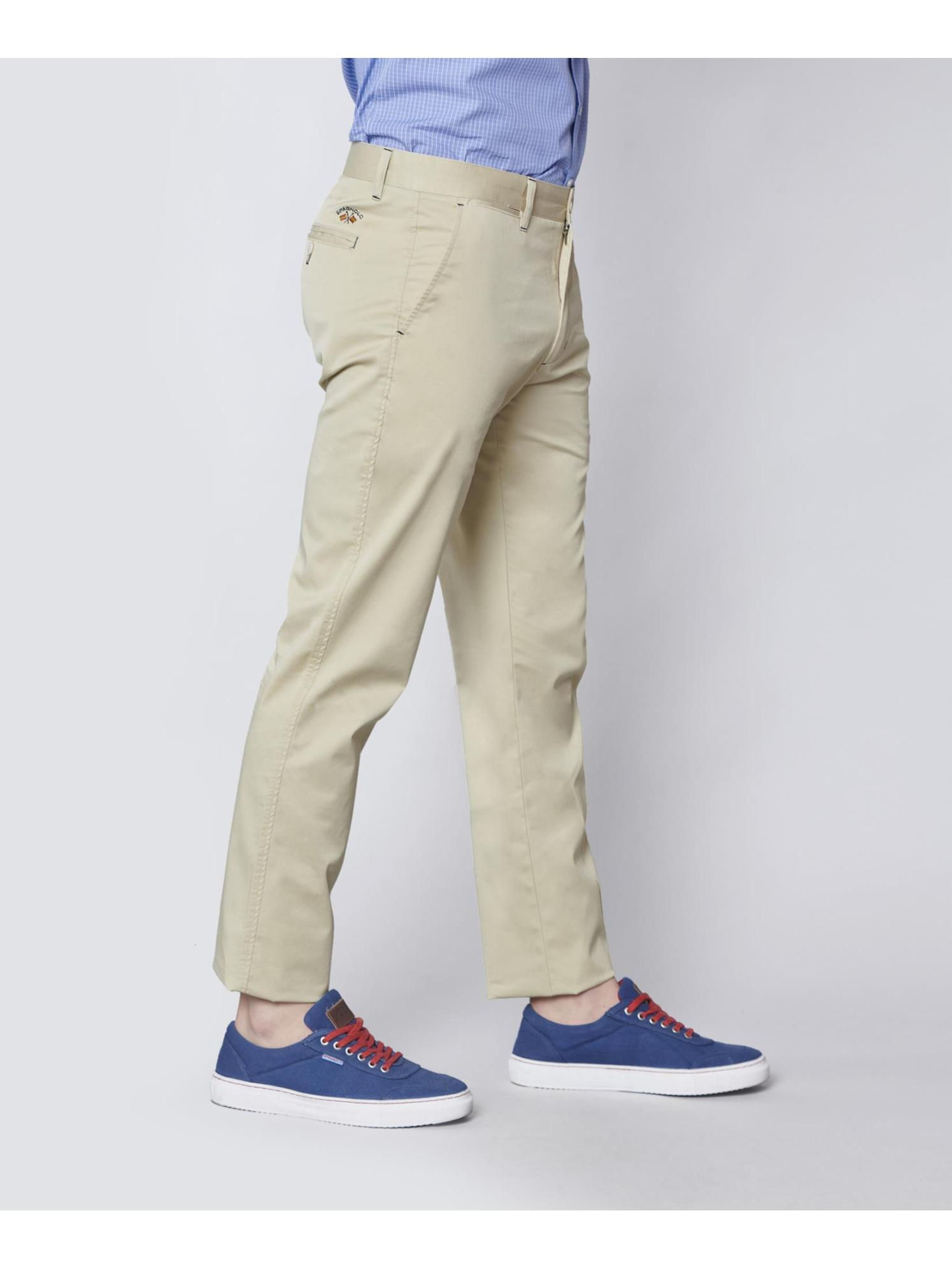 Pantalón Casual Beige Claro