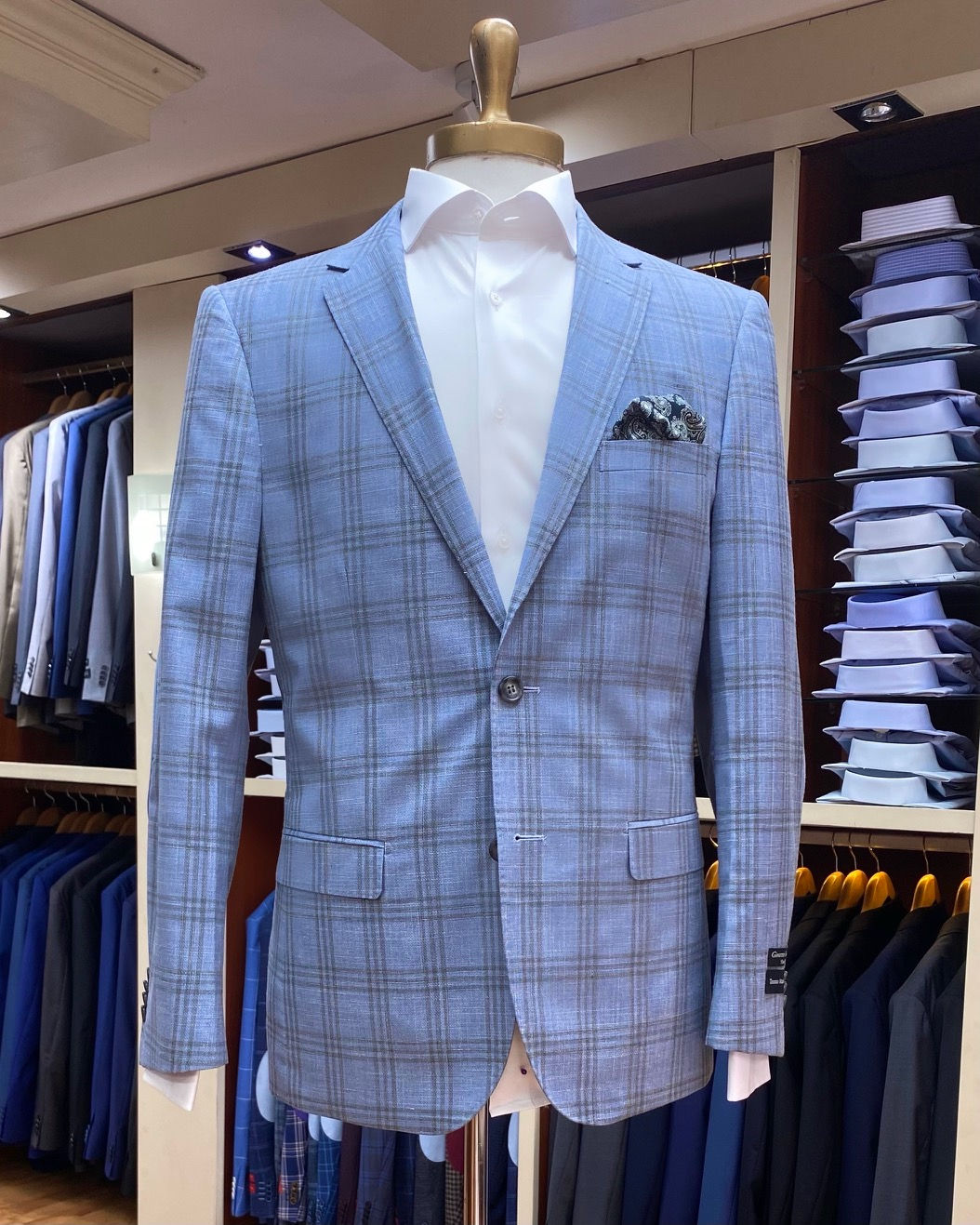 Chaqueta Giovanni Bresciani Blue & Pink