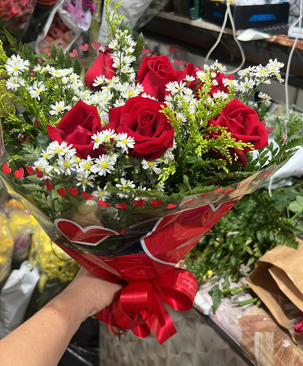 Buquê de rosas (uma dúzia)