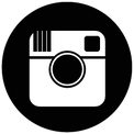 Instagram Black Round 