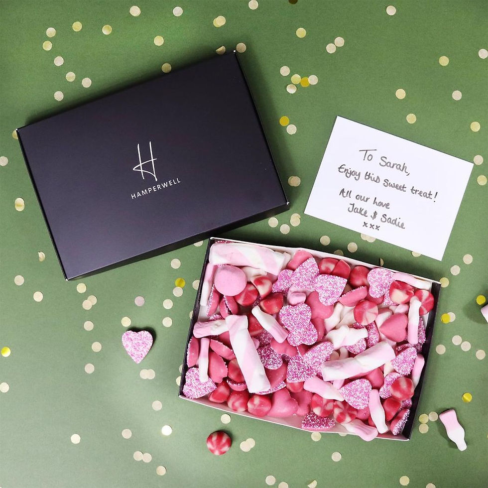 Thumbnail: Pink Sweets Letterbox Gift Hamper