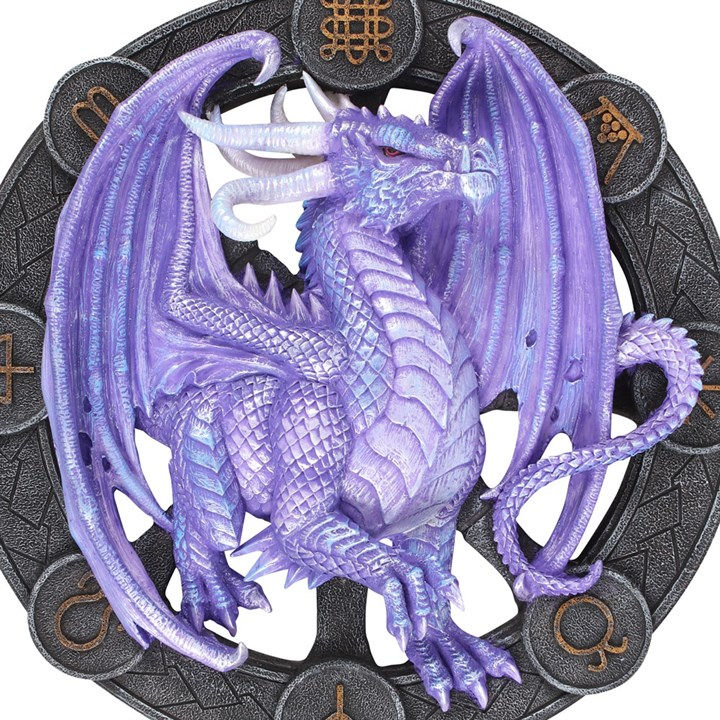 Thumbnail: Samhain Dragon Resin Wall Plaque by Anne Stokes