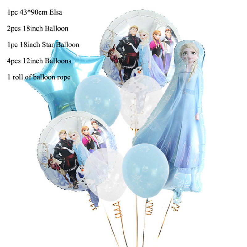 Thumbnail: Disney Frozen Anna Elsa Princess Party Disposable Plates Decor