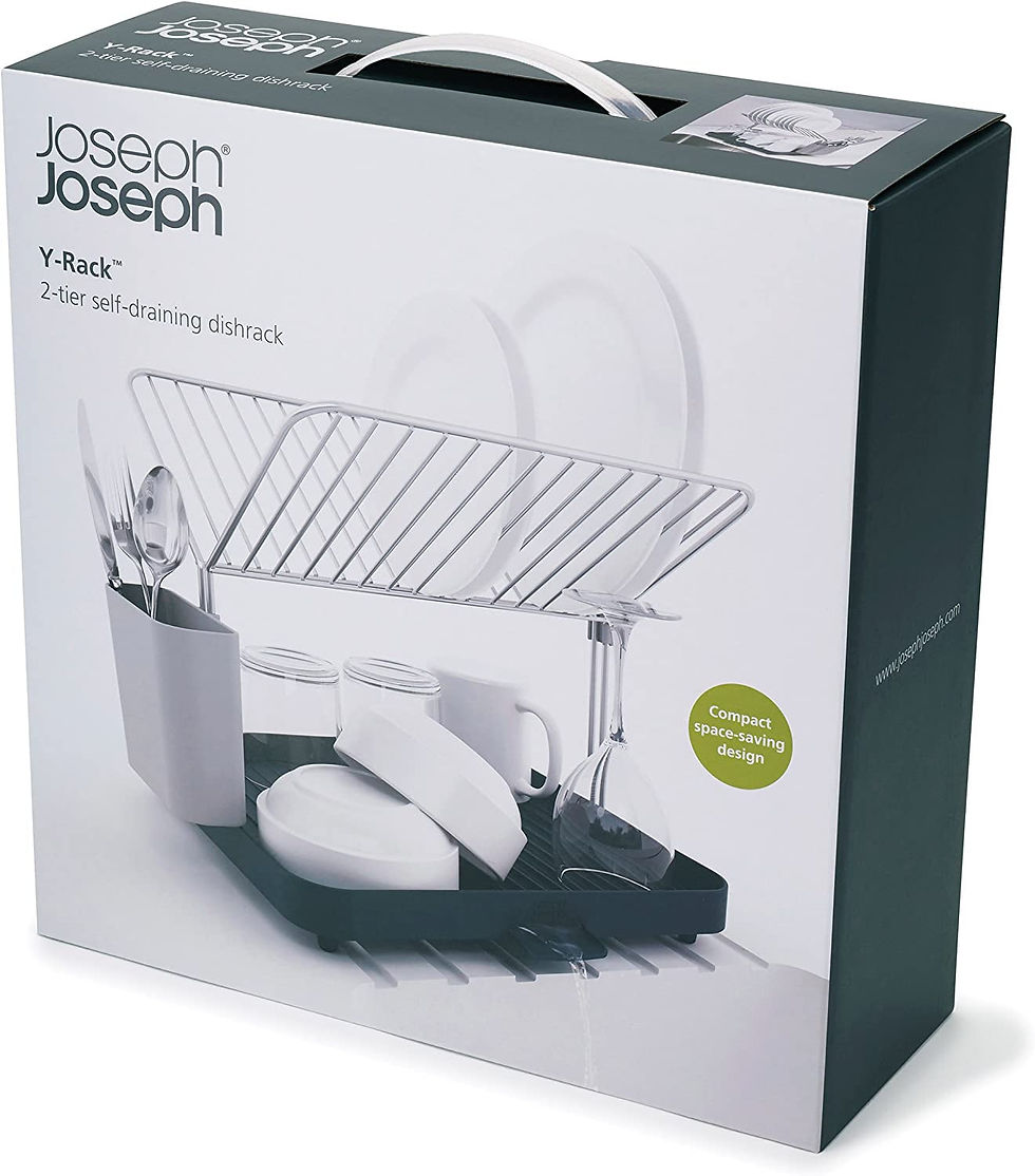 Thumbnail: 85084 Y-Rack 2 -Tier Dish Drainer - Grey, 11.5 x 30.4 x 31.9 cm