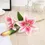 Thumbnail: 41cm 3-Head Artificial Lily Flower, Home Décor, Wedding & Living Room Decoration