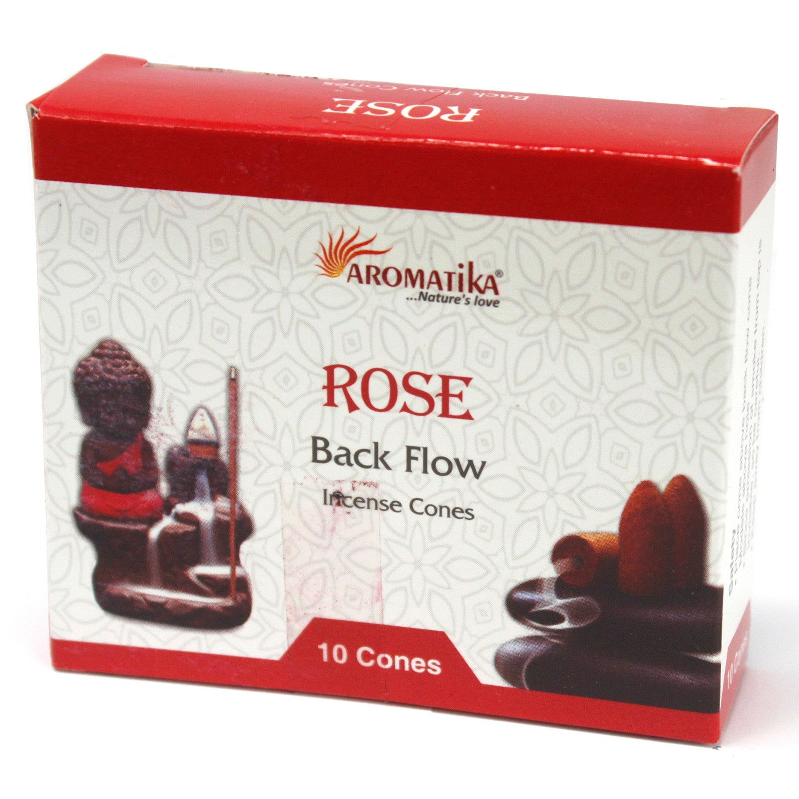 Aromatica Backflow Incense Cones - Rose Novelty Gift