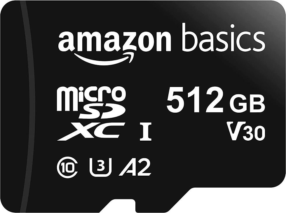 Thumbnail: - MicroSDXC, 256 GB, with SD Adapter, A2, U3, Read Speed up to 100 MB/s, Black