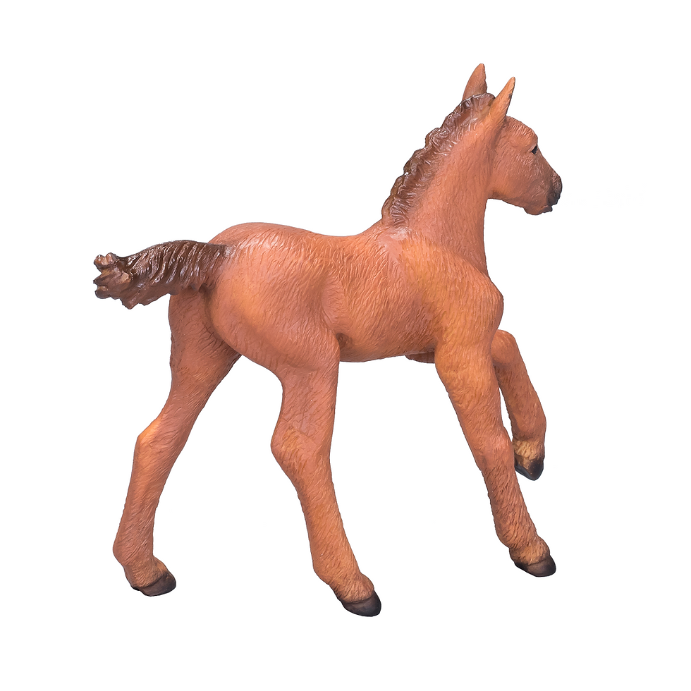 Thumbnail: Arabian Foal Chestnut Toy – Realistic Horse Figurine
