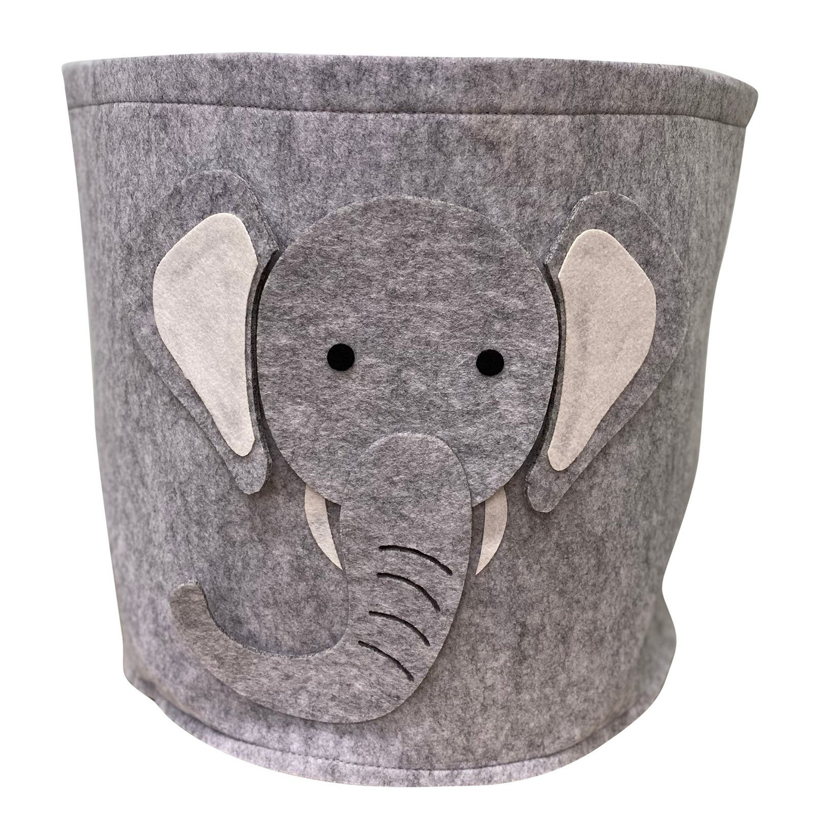 Felt Storage Bin With Elephant Face 35cm Shipping furniture UK