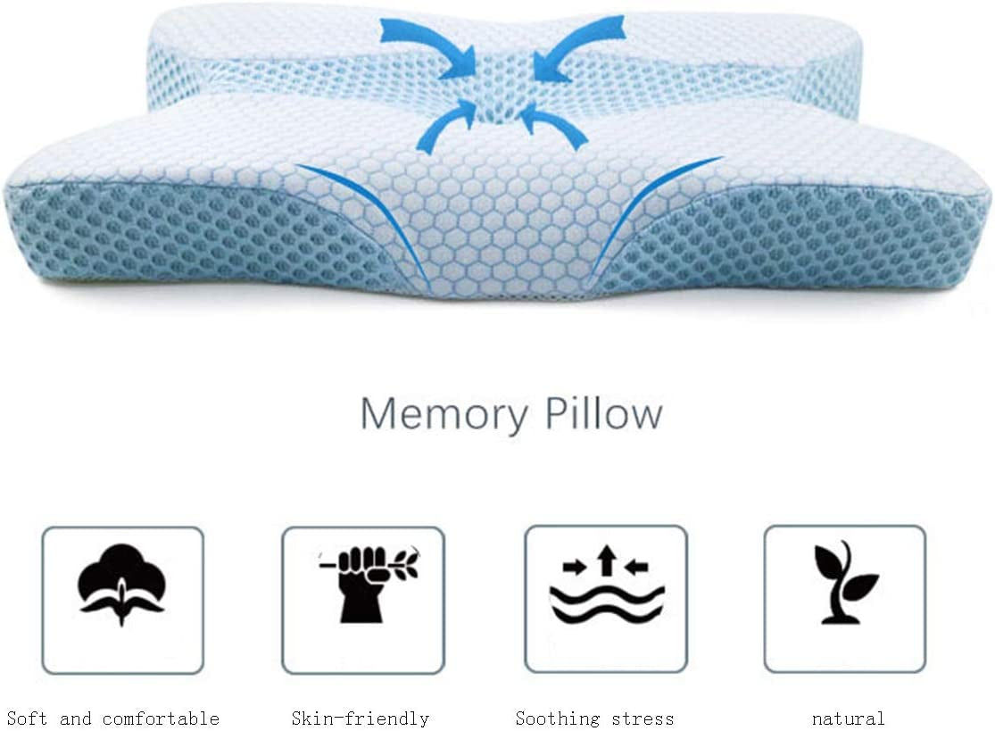Ultra-Comfort Butterfly Memory Pillow for All-Round Support and Deep Sleep