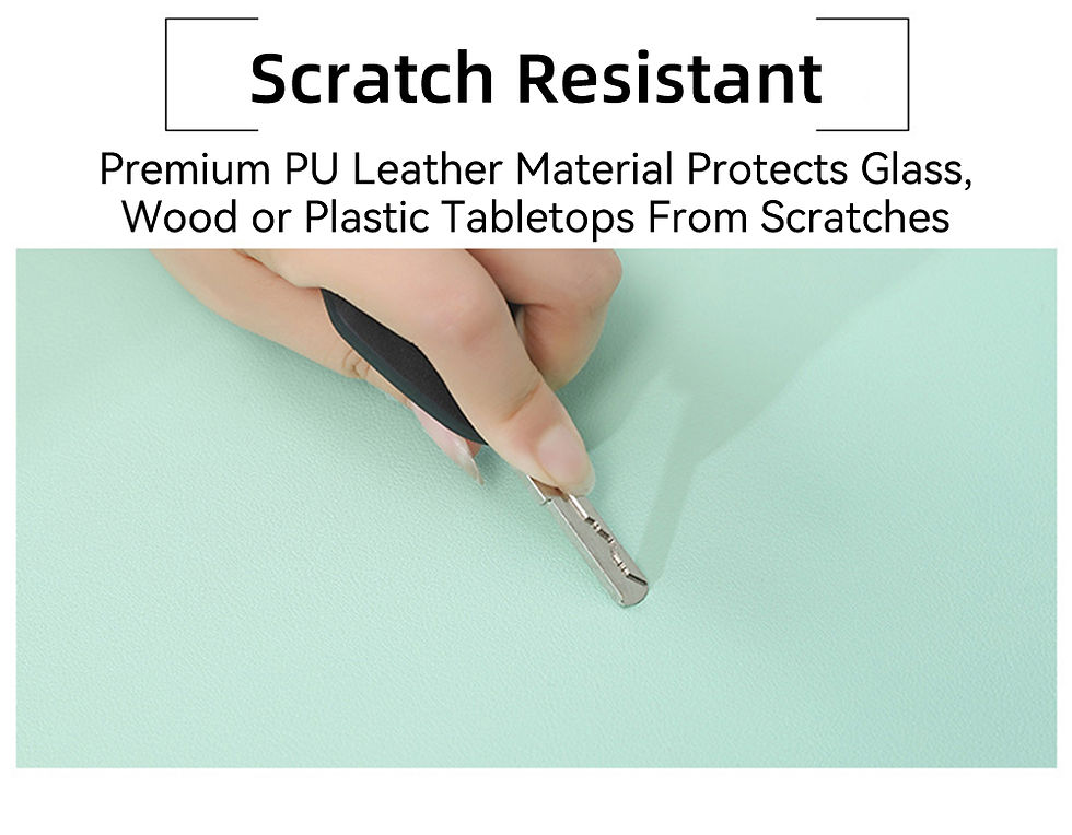 Thumbnail: Small Office Mouse Pad, Colorful Dual-Sided Waterproof PU Leather, Non-Slip Mat