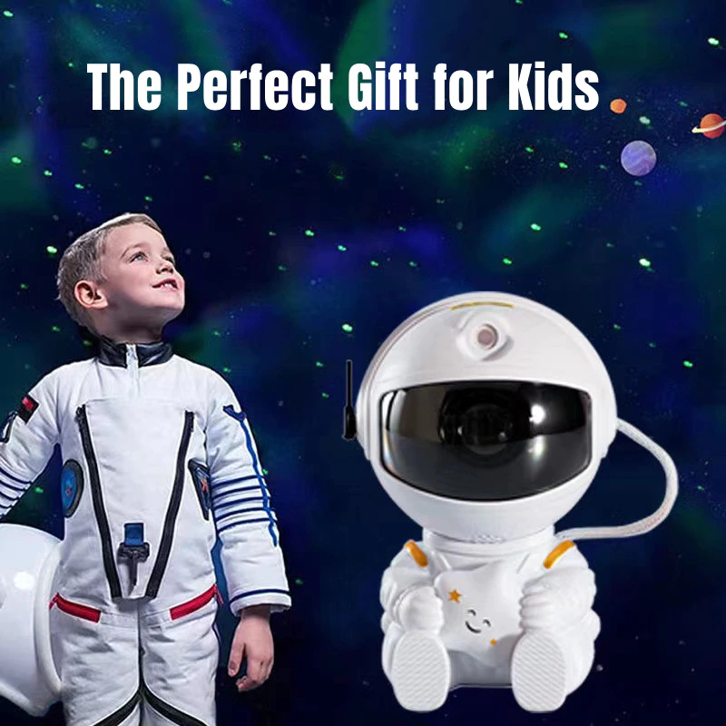Thumbnail: Galaxy Star Projector LED Night Light Starry Sky Astronaut Porjectors Lamp