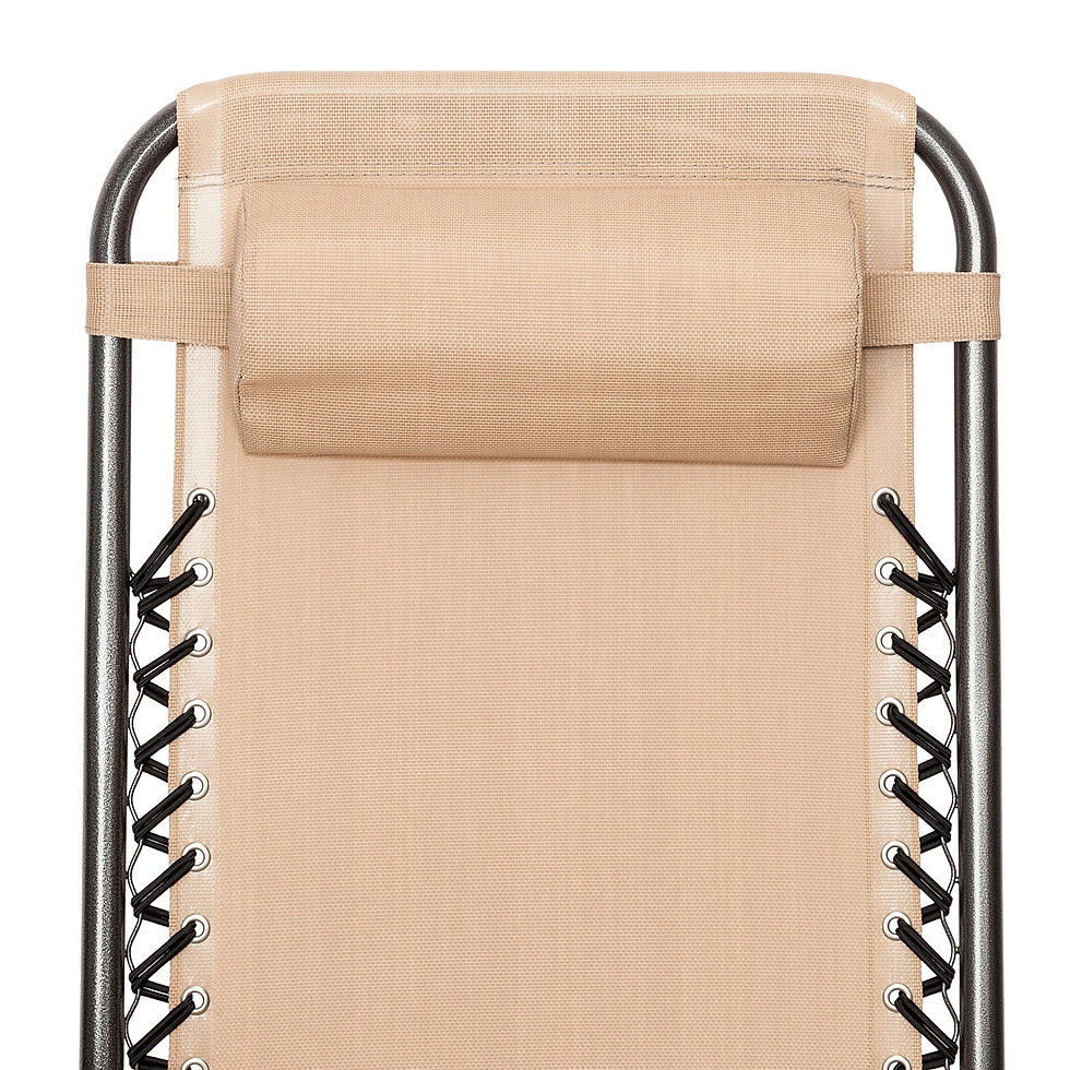 Thumbnail: 2pcs Plum Blossom Lock Portable Folding Chairs with Saucer Khaki