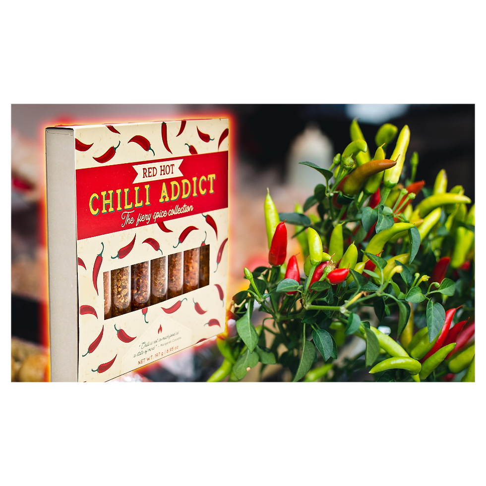 Thumbnail: Red Hot Chilli Addict | Selection of 8 Fiery Spices | Vegan & Meat Lovers